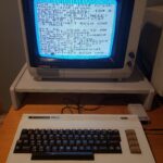 Commodore VIC-20 connected to an Amdek Color-I monitor